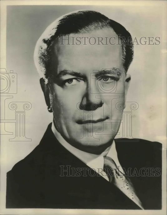 1956 Press Photo Cyril Ritchard Guest Star on "Caesar and Cleopatra"-Historic Images