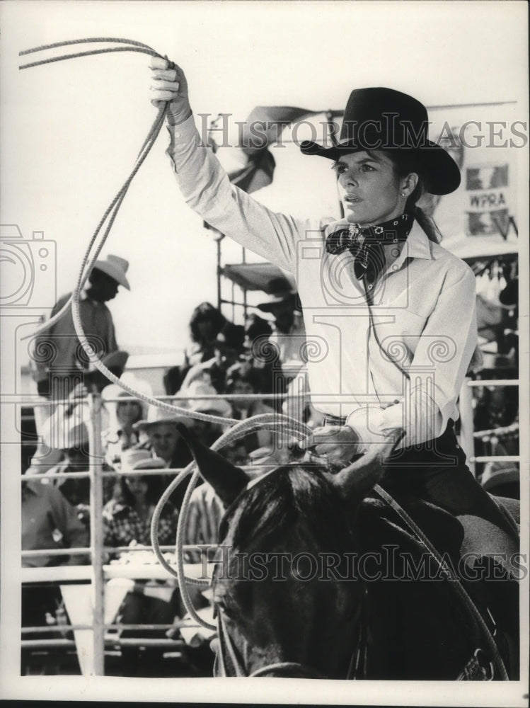 1980 Press Photo Katharine Ross in "Rodeo Girl" - mjx39284- Historic Images