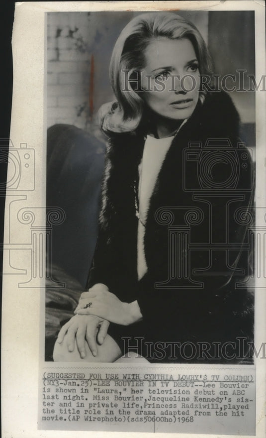 1968 Actress Lee Bouvier in "Laura"-Historic Images