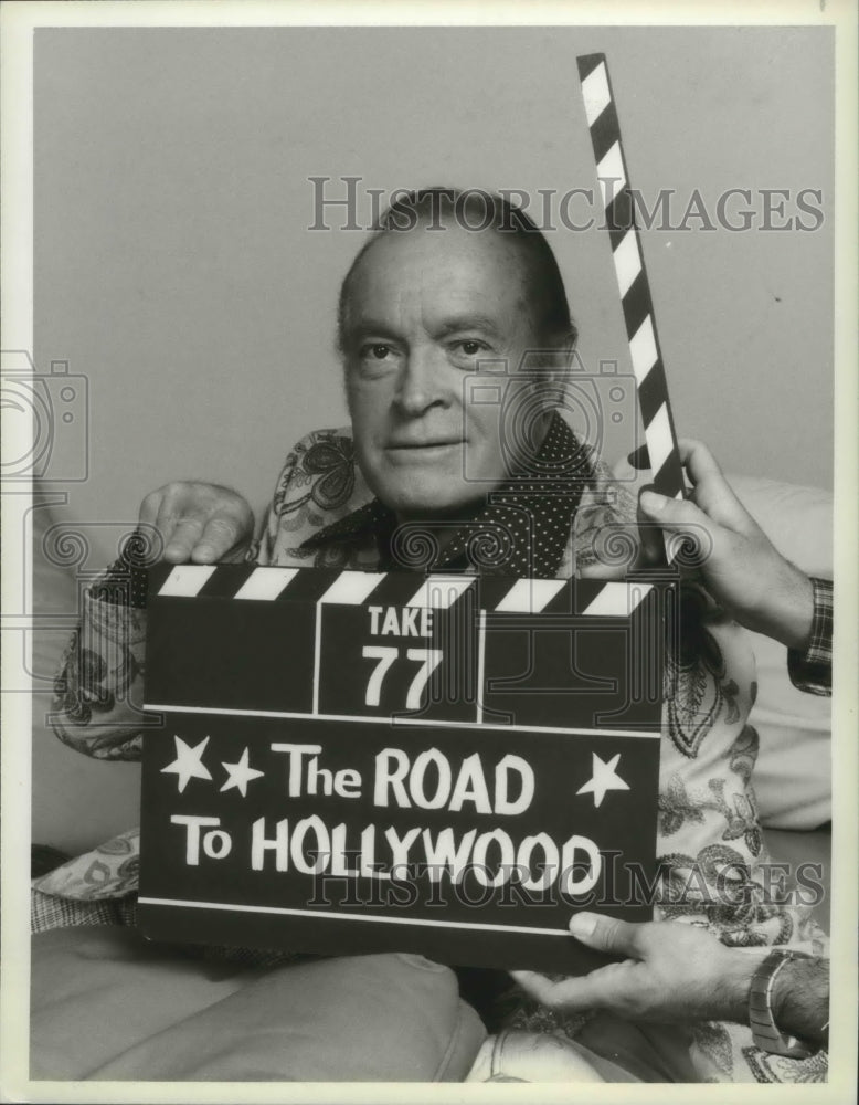 1983 Press Photo Actor Bob Hope in &quot;Bob Hope&#39;s Road to Hollywood&quot; - mjx39451- Historic Images