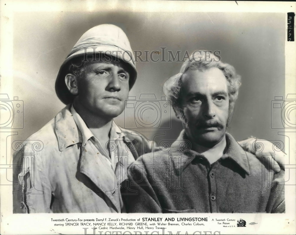 1939 Spencer Tracy, Cedric Hardwicke in "Stanley and Livingstone"-Historic Images