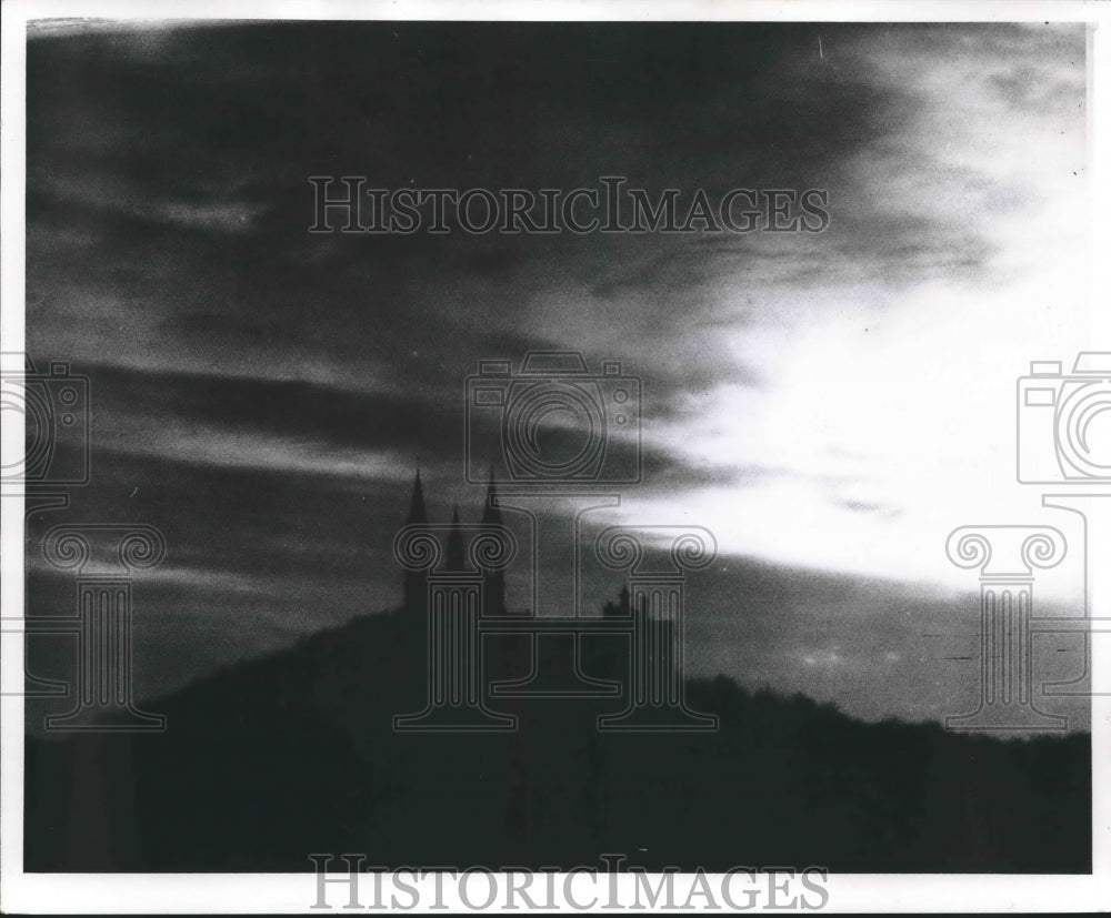 1959 Press Photo View of church on Holy Hill in Wisconsin - mjx40528-Historic Images