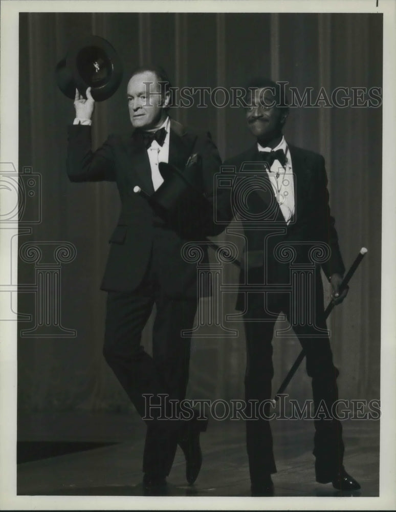 1979 Bob Hope and Sammy Davis Jr. on &quot;The Bob Hope Special&quot; on NBC.-Historic Images
