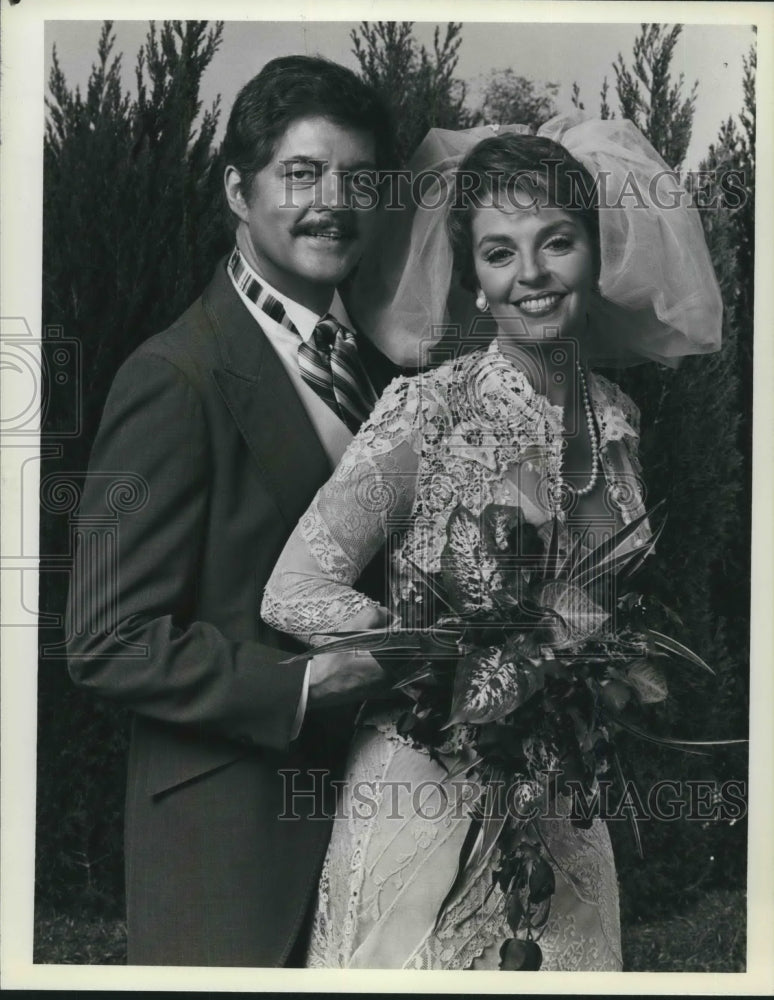 1981 Press Photo Bill Hayes and Susan Seaforth Hayes in "Days of Our Lives".- Historic Images