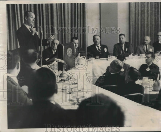 1958 William Randolph Hearst, Junior in Milwaukee, Wisconsin.-Historic Images