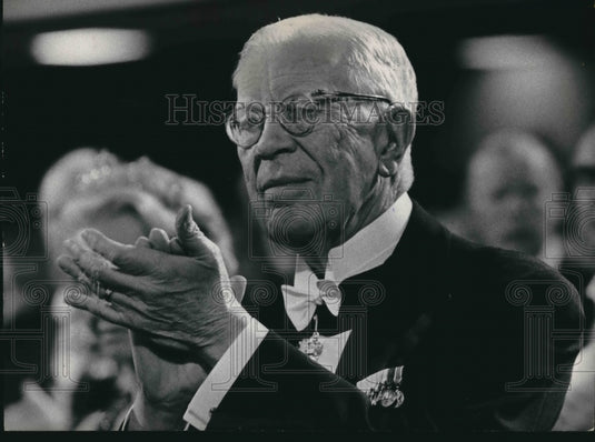1971 King Gustav Adolf of Sweden receives medal in Stockholm-Historic Images