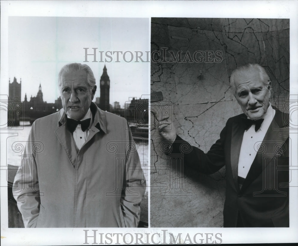1981 Eric Sevareid in &quot;Churchill and the Generals&quot; film on WWII.-Historic Images