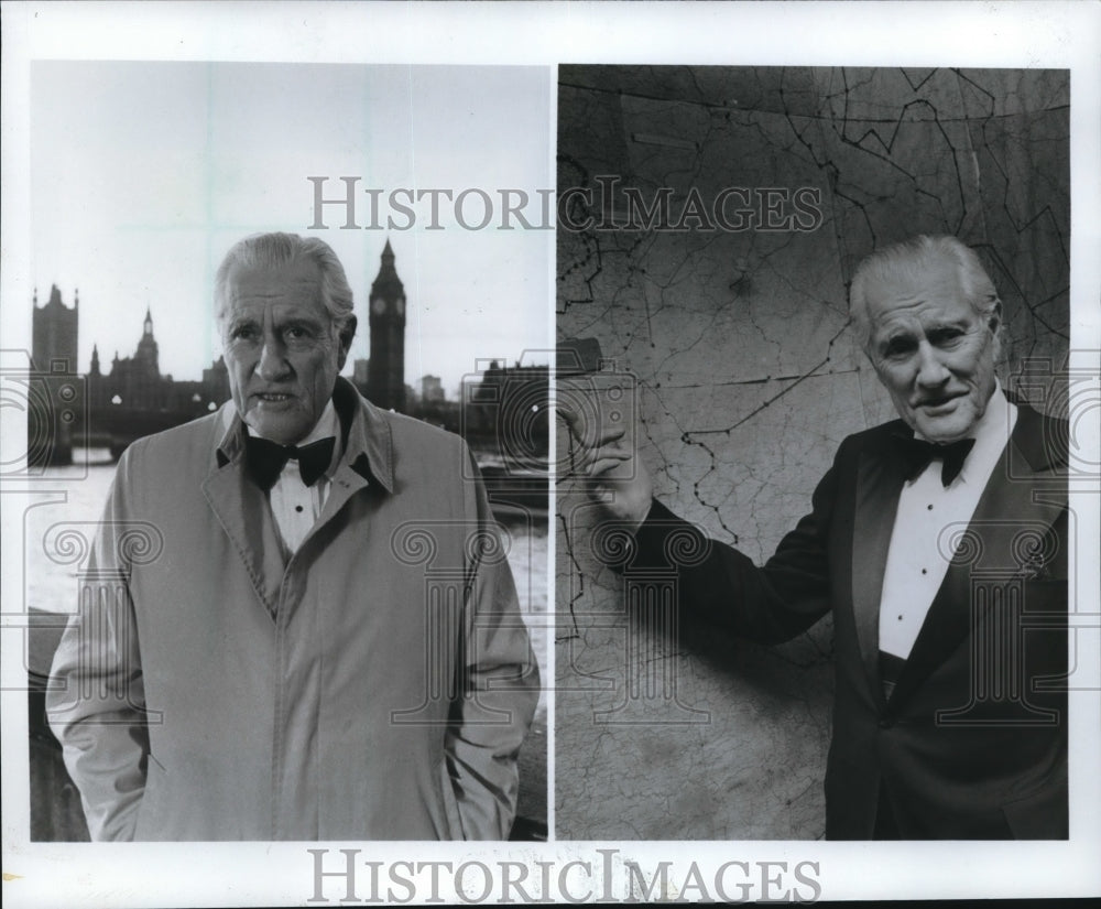 1981 Eric Sevareid in "Churchill and the Generals" film on WWII.-Historic Images