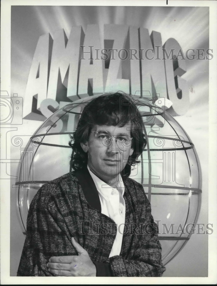 1983 Press Photo Steven Spielberg, Executive Producer of &quot;Amazing Stories&quot;- Historic Images