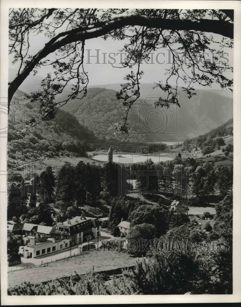 1982 The round tower and seven churches of Ireland's Glendaloch area-Historic Images