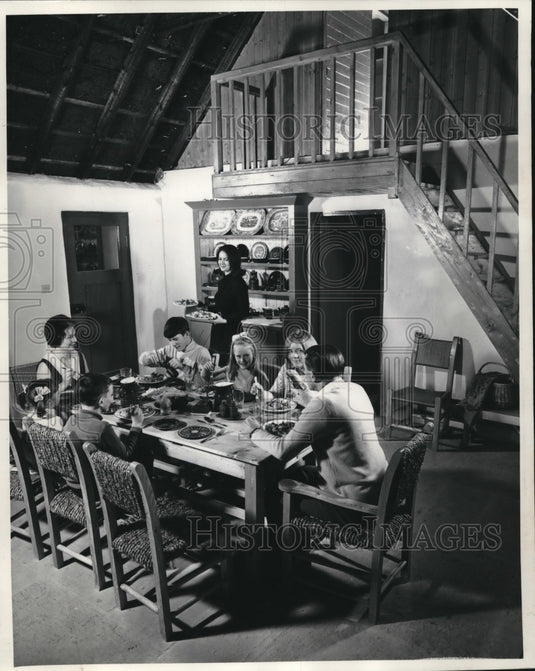 1969 Modern conveniences-Interior of an authentic cottage in Ireland-Historic Images