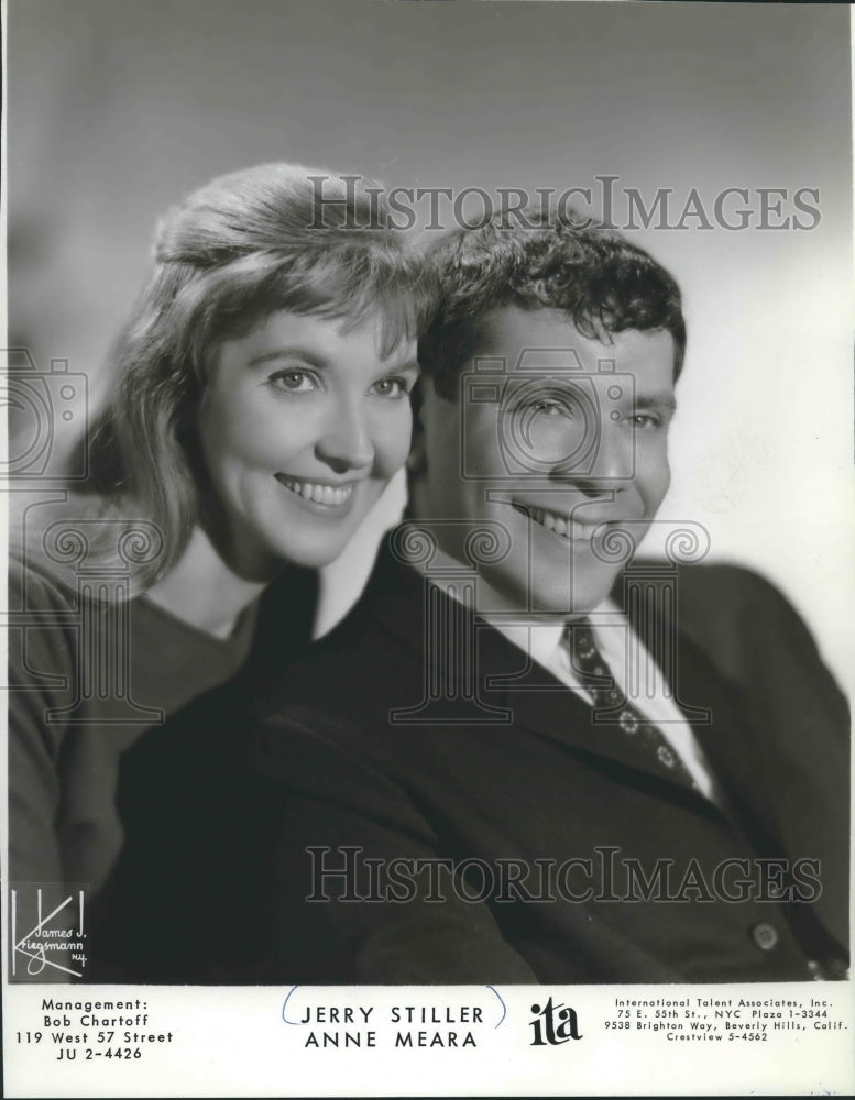 1963 Jerry Stiller and Anne Meara.-Historic Images