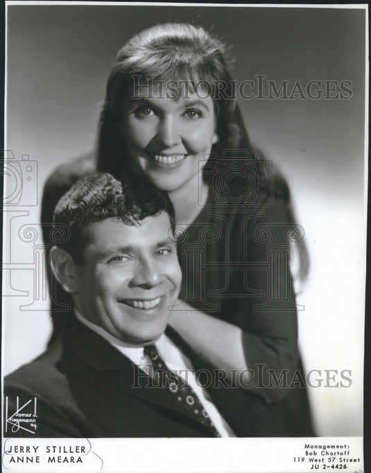 1963 Jerry Stiller and Anne Meara.-Historic Images