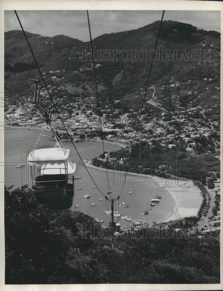 1963 View of Charlotte Amalie, Saint Thomas, Virgin Islands-Historic Images