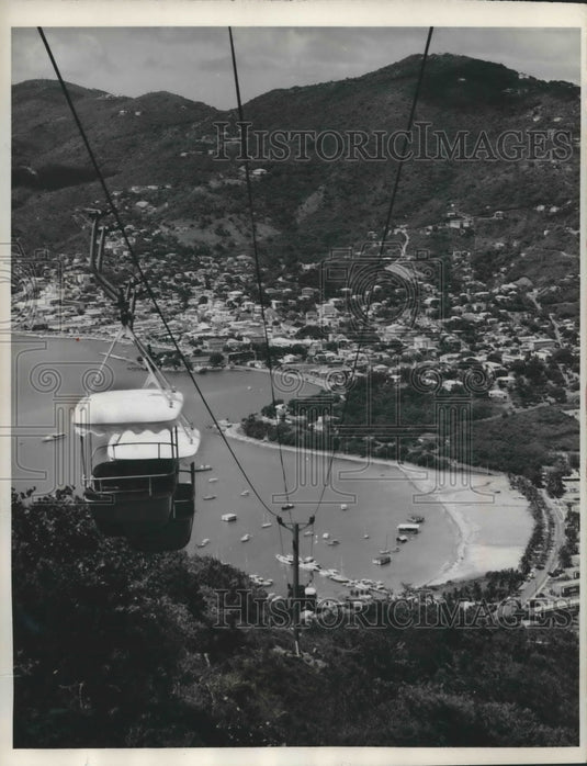 1963 View of Charlotte Amalie, Saint Thomas, Virgin Islands-Historic Images