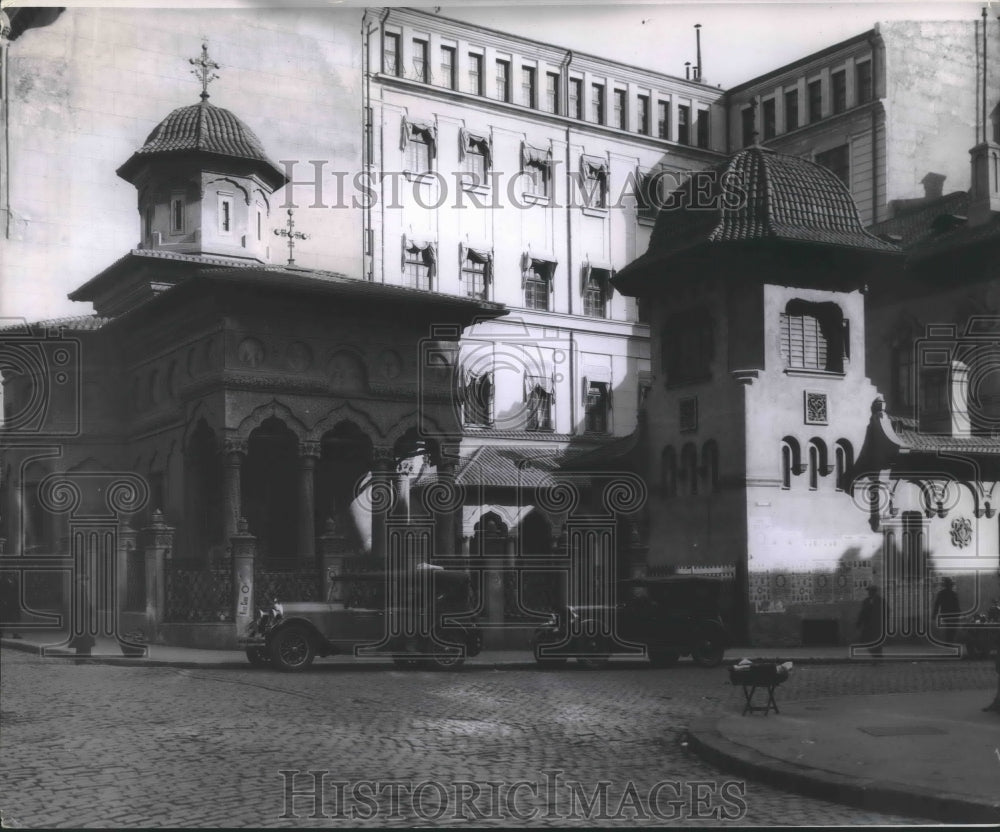 1944 Press Photo Greek Orthodox Church in Bucharest called Staviopoleos.-Historic Images