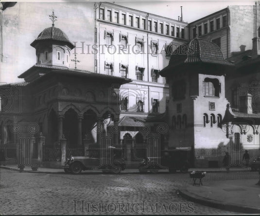 1944 Press Photo Greek Orthodox Church in Bucharest called Staviopoleos.-Historic Images