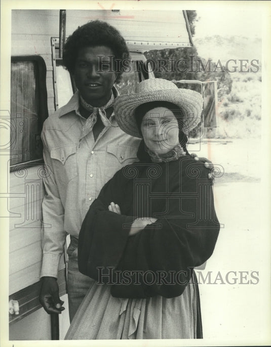 1979 Press Photo Billy Dee Williams and Maria Schell Co-Stars - mjx46642 - Historic Images