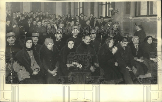 1935 Press Photo Debreczen Hungry, Eight Women and Two Men Charged with Murder-Historic Images