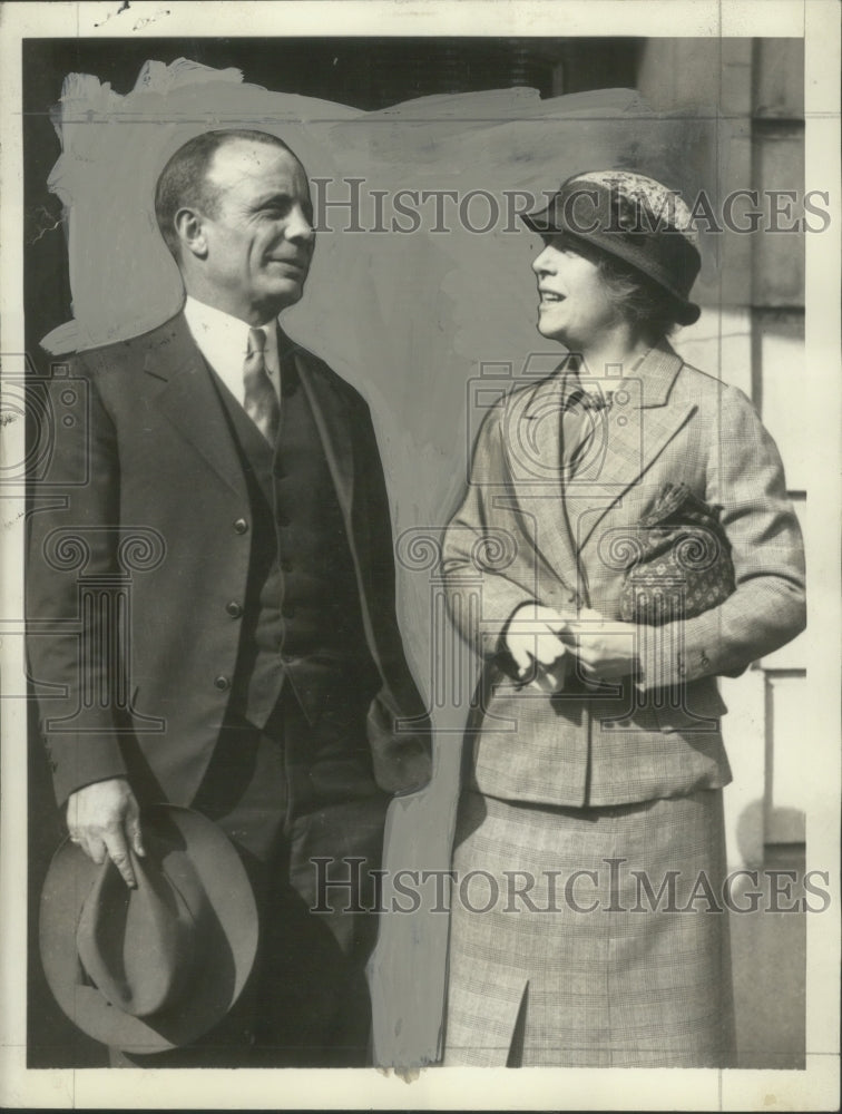1934 Press Photo Theodore Roosevelt Jr. and Sister Mrs. Nicholas Longworth-Historic Images