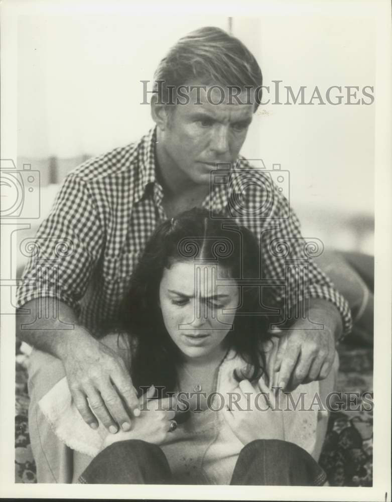 1980 Press Photo Richard Jaeckel and Lenora May co-star in "Princess". - Historic Images