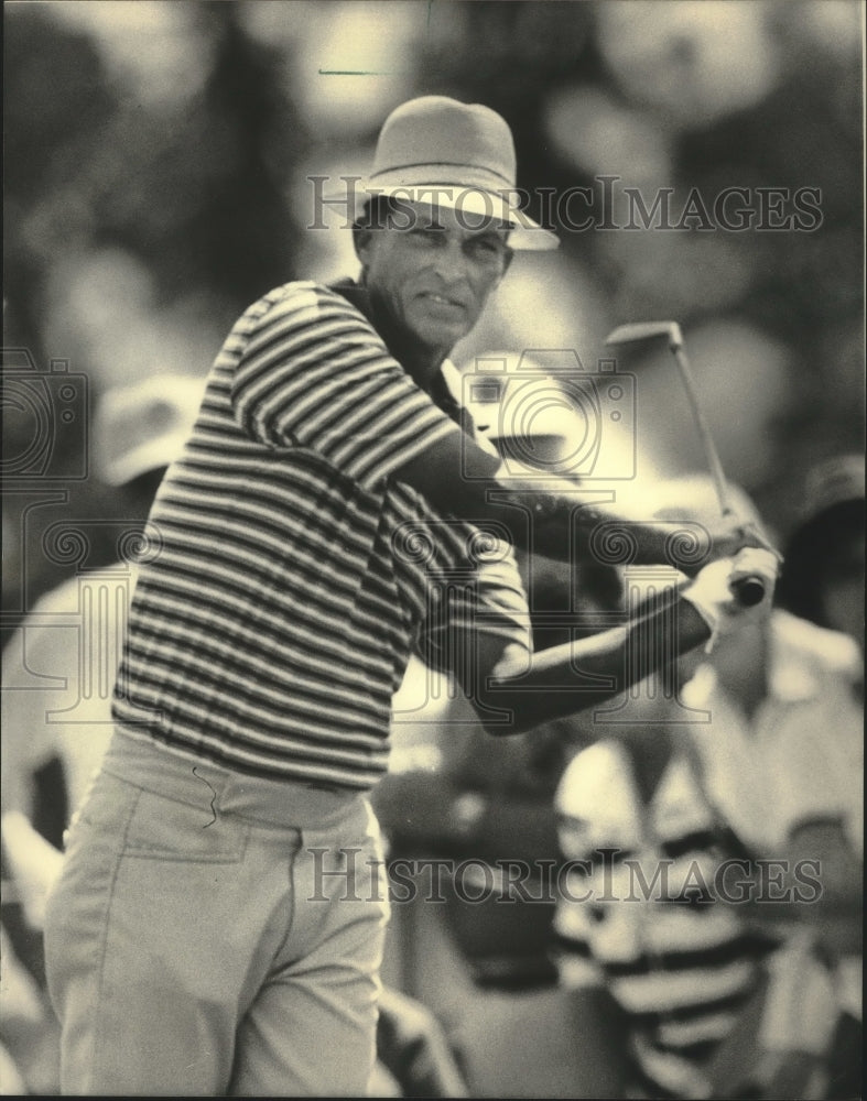 1983 Press Photo Chi Chi Rodgriguez, Tuckaway Country Club, Franklin, Wisconsin - Historic Images