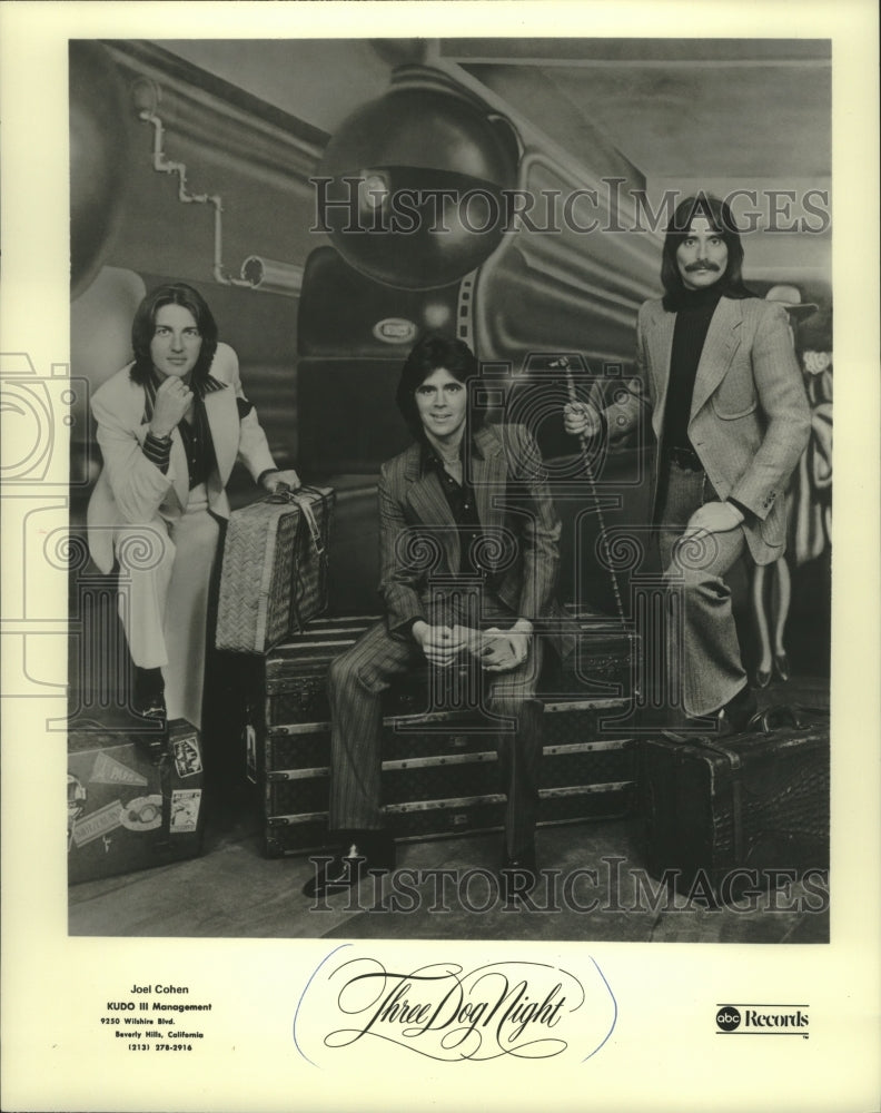1975 Press Photo Rock Group Three Dog Night - mjx52548- Historic Images