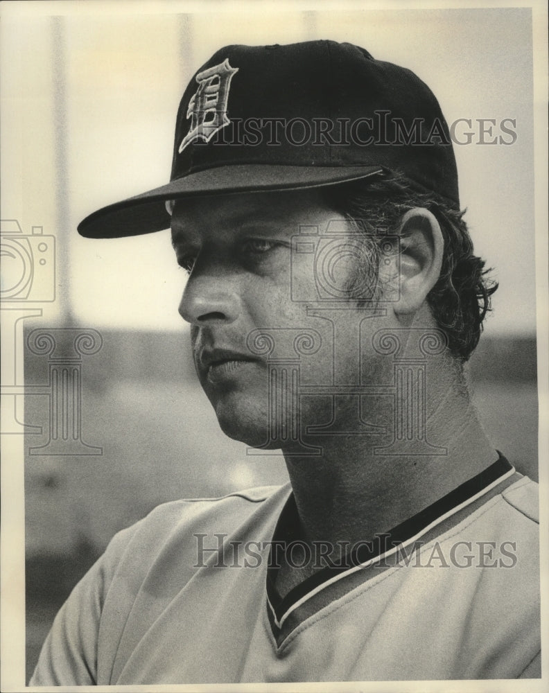 1975 Press Photo Baseball, Detroit Tigers Mickey Lolich. - mjx52562 - Historic Images