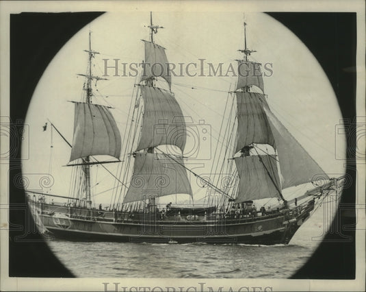 1961 Press Photo Modern replica of the famous Bounty in San Pedro, California- Historic Images