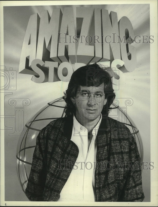 1985 Press Photo Steven Spielberg's new series, "Amazing Stories". - mjx53822 - Historic Images