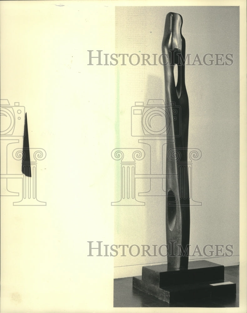 1983 Milwaukee, &quot;Single Form&quot; Bronze Barbara Hepworth - Historic Images