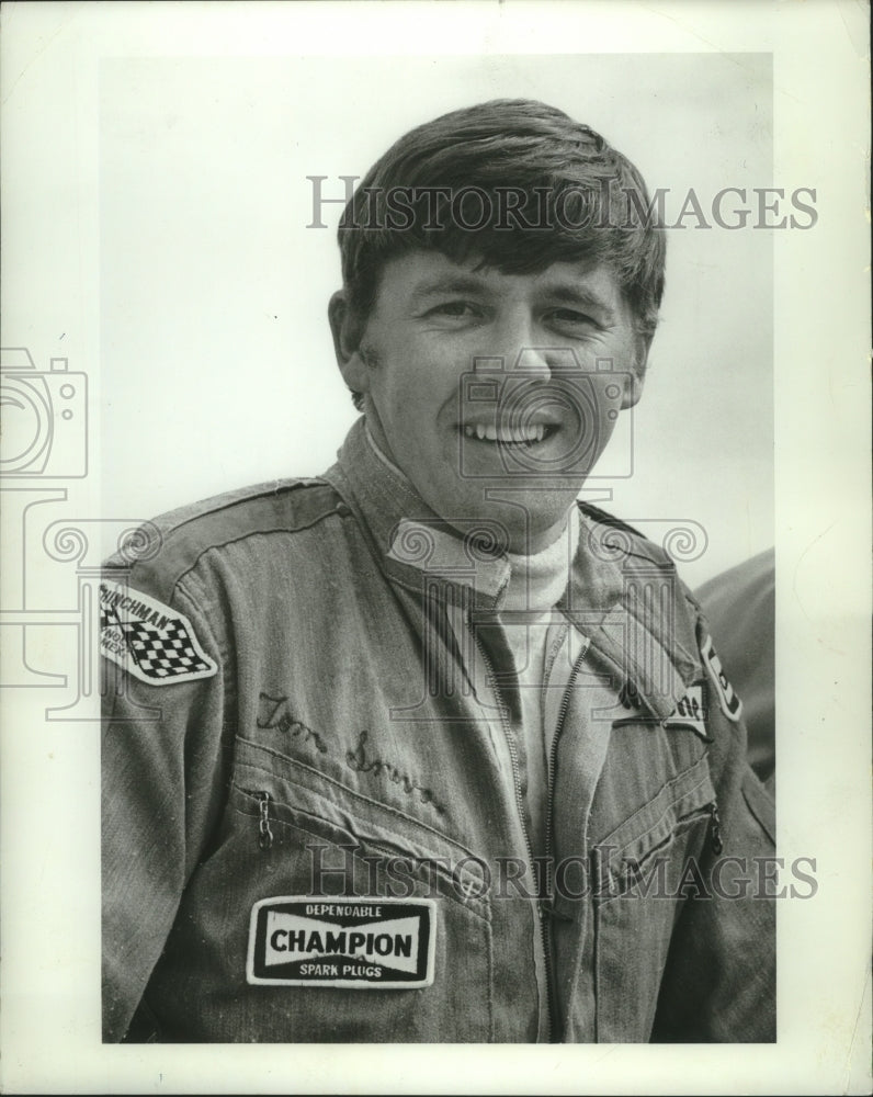 Race car driver Tom Sneva - Historic Images