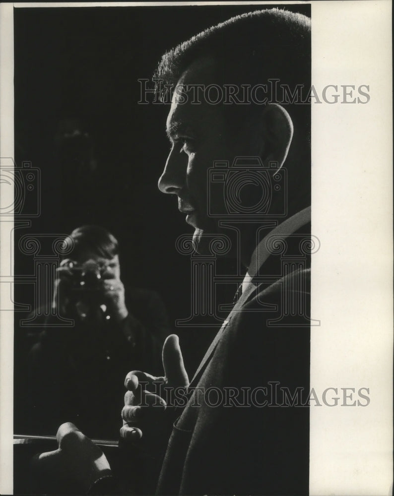 1967 Press Photo Donald Slayton astronaut, Milwaukee. - mjx57176- Historic Images