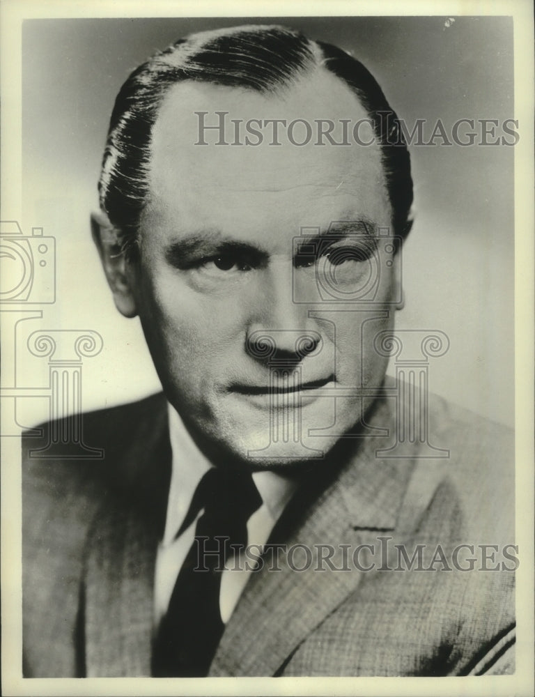 1966 Press Photo E.G. Marshall will narrate ABC&#39;s &quot;The Long Childhood of Timmy&quot;.-Historic Images
