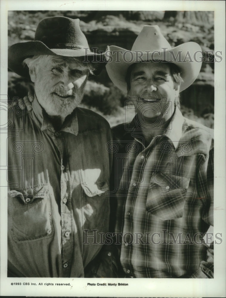 1993 Beau Bridges and Lloyd Bridges star in &quot;Harts of the West&quot; - Historic Images