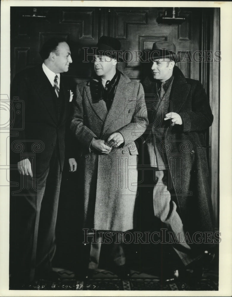 1969 Trio of gangster-looking types in &quot;Mr. Deeds Goes to Town&quot; - Historic Images