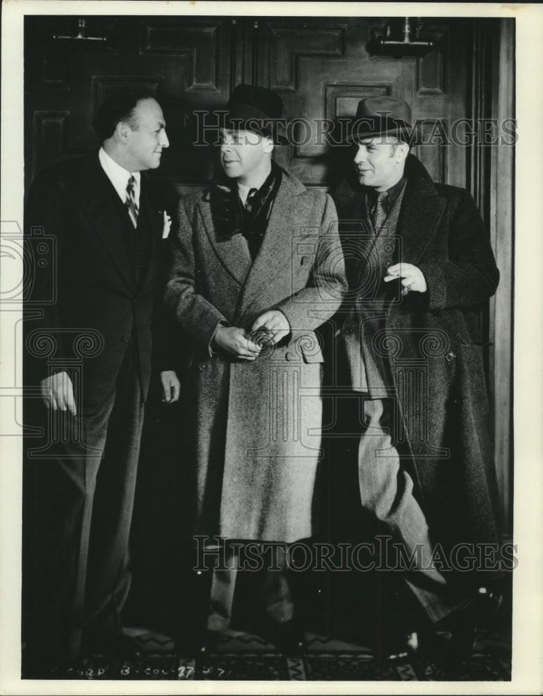1969 Trio of gangster-looking types in "Mr. Deeds Goes to Town" - Historic Images