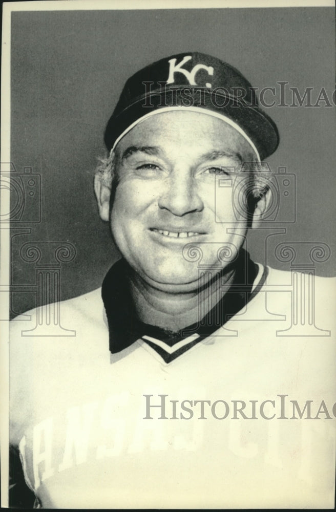 1975 Press Photo Kansas City Royals leading home run hitter Harmon Kellebrew- Historic Images