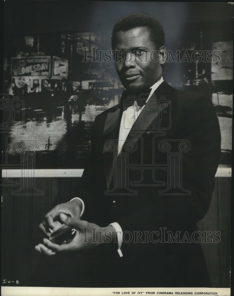 1968 Sidney Poitier actor starring in &quot;For the love of Ivy.&quot;-Historic Images