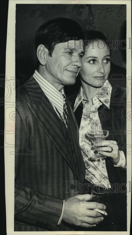 1973 Charles Bronson & Wife, Actress Jill Ireland - Historic Images