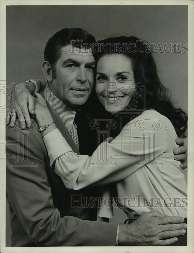 1971 Press Photo Lee Ann Meriwether With Andy Griffith In &quot;Andy Griffith Show&quot; - Historic Images