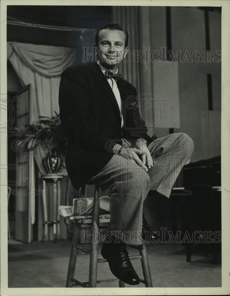 1954 Comedian Jack Paar on &quot;The Tonight Show&quot;-Historic Images