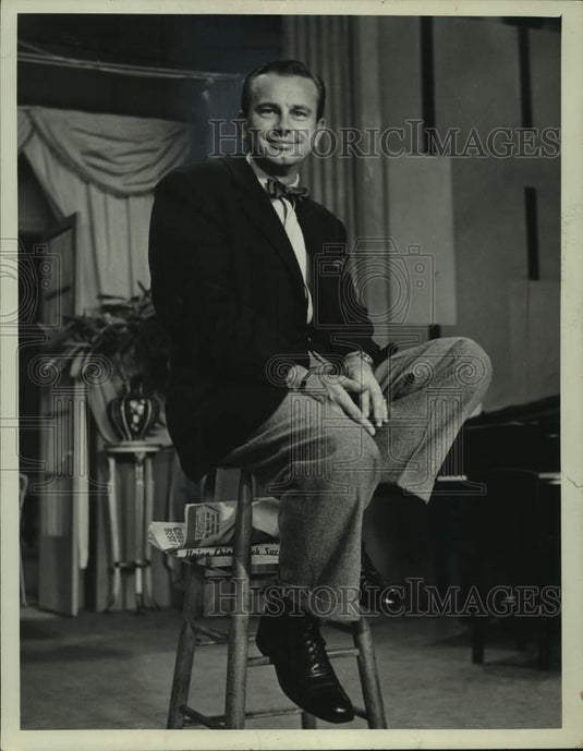 1954 Comedian Jack Paar on "The Tonight Show"-Historic Images
