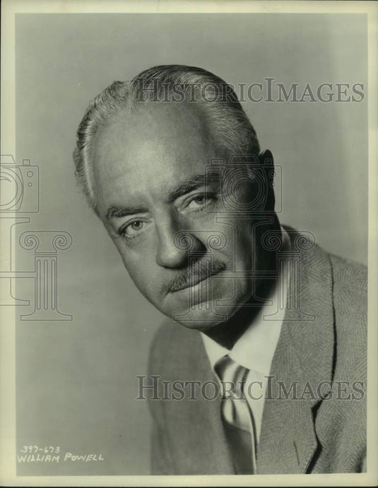 1955 Press Photo Actor William Powell - Historic Images