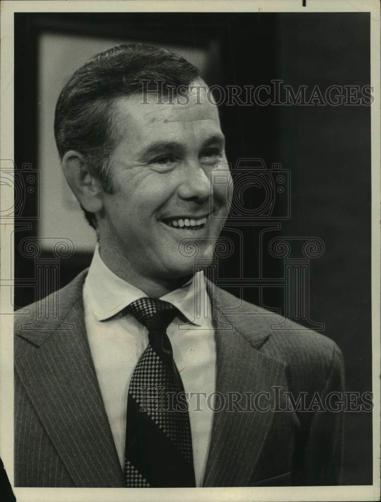 1970 Press Photo Johnny Carson, host of &quot;The Tonight Show Staring Johnny Carson&quot; - Historic Images