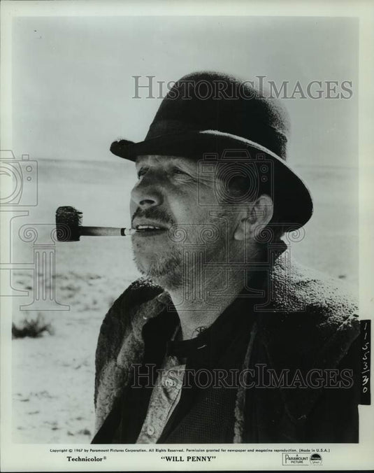 1967 Press Photo Slim Pickens In "Will Penny" - Historic Images
