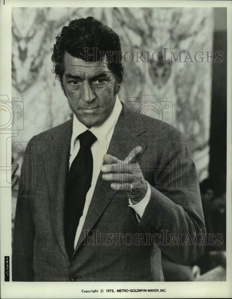 1975 Press Photo Dean Martin in "Mr. Ricco" - Historic Images