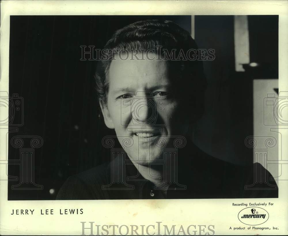 1975 Press Photo Jerry Lee Lewis singer from the United States. - Historic Images