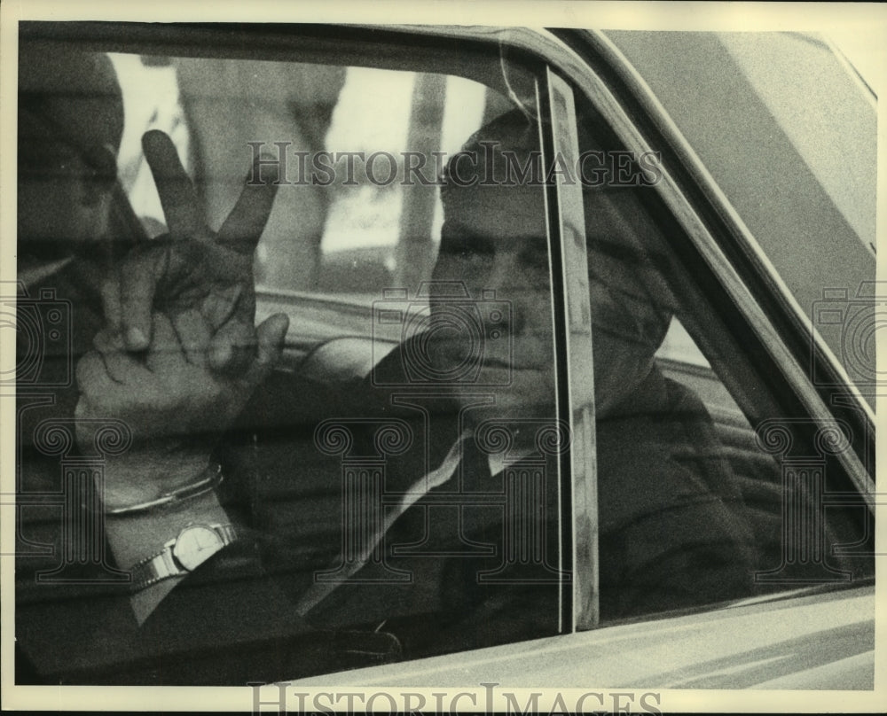 1967 James Hoffa after appearance in Chattanooga, Tenn. court-Historic Images