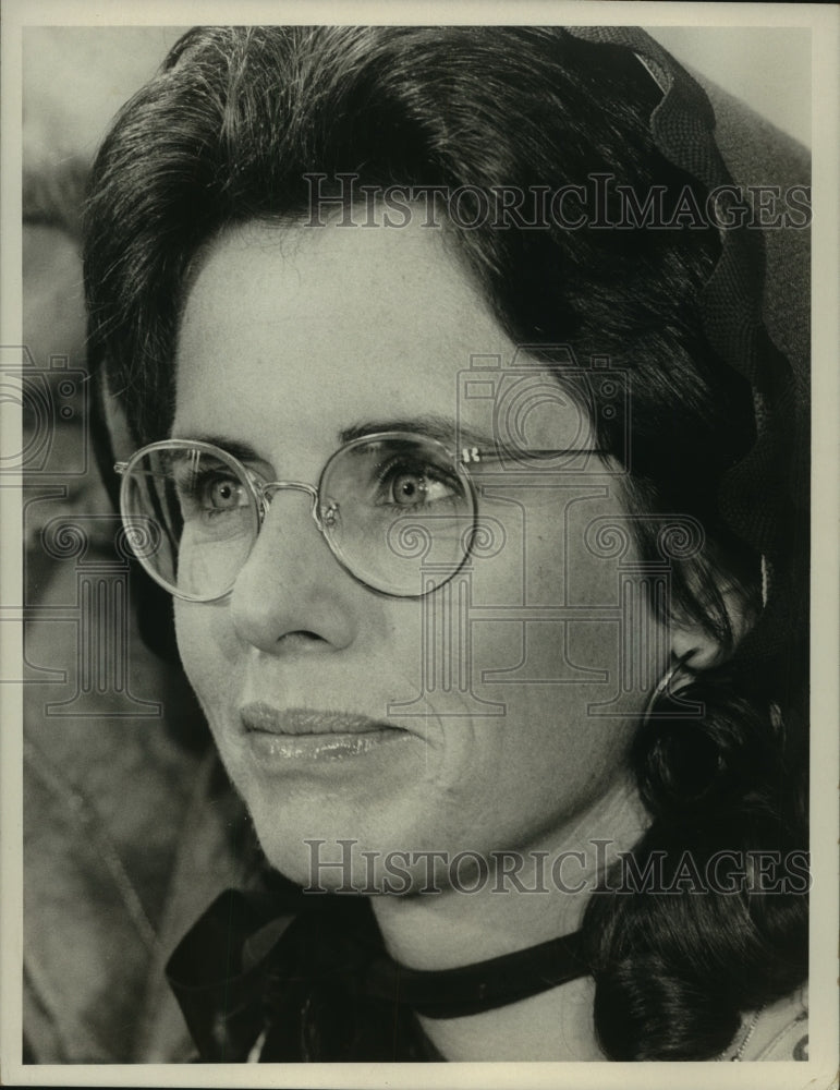 1973 Press Photo Tennis Star Billie Jean King to guest star on Sonny & Cher - Historic Images